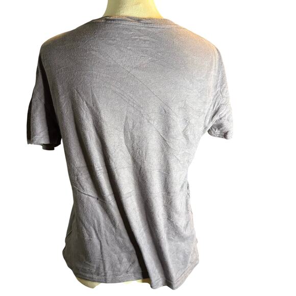 Rolling Stones Vintage Style Tongue Logo Graphic Tee, Gray, Size Small - Picture 3 of 4